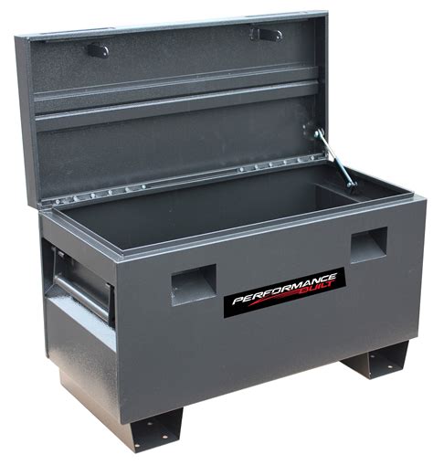 lockable black steel tool box|large metal tool storage boxes.